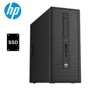 PC HP ProDesk 600 G1 Twr i5-4590 3.30GHz 8GB de RAM- 128 Go SSD + 500 Go