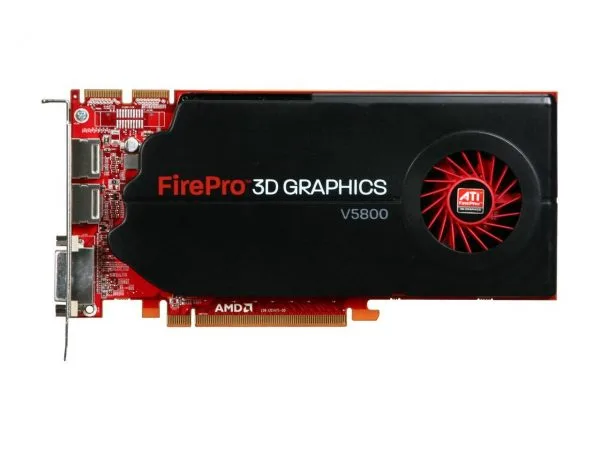 AMD ATI FirePro V5800 1GB - DDR5 - Displayport - DVI-I (Dual Link) – Image 3
