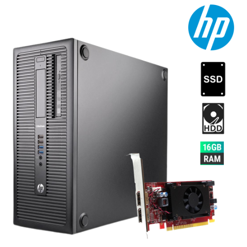 HP ProDesk 600 G1 I i5-4590 I 16GB I 256GB I 500GB HDD I Nvidia GT 720 1G